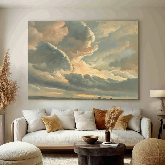 Modern Nature Wall Art - Atmospheric Cloud Scene for Home or Office - Cloud Sonata - Hues Art Lab