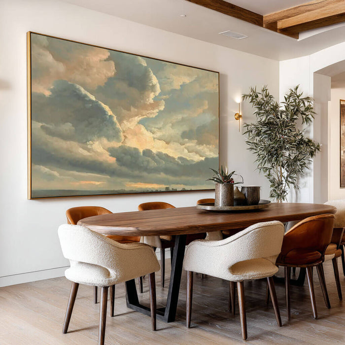 Modern Nature Wall Art - Atmospheric Cloud Scene for Home or Office - Cloud Sonata - Hues Art Lab