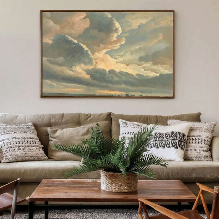 Modern Nature Wall Art - Atmospheric Cloud Scene for Home or Office - Cloud Sonata - Hues Art Lab