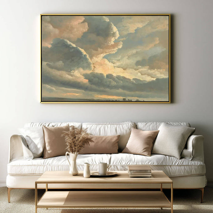 Modern Nature Wall Art - Atmospheric Cloud Scene for Home or Office - Cloud Sonata - Hues Art Lab