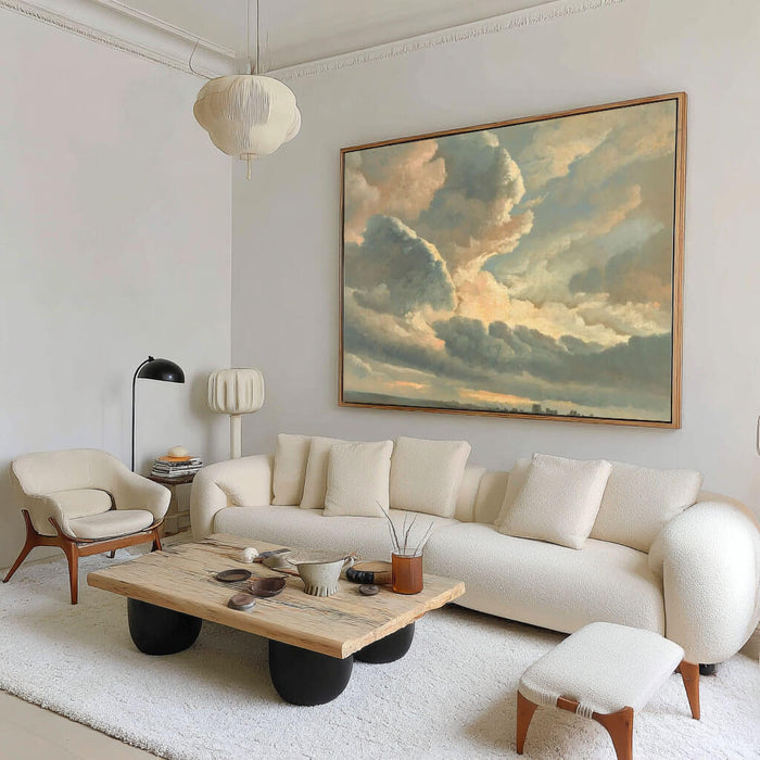 Modern Nature Wall Art - Atmospheric Cloud Scene for Home or Office - Cloud Sonata - Hues Art Lab