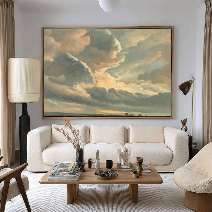 Modern Nature Wall Art - Atmospheric Cloud Scene for Home or Office - Cloud Sonata - Hues Art Lab