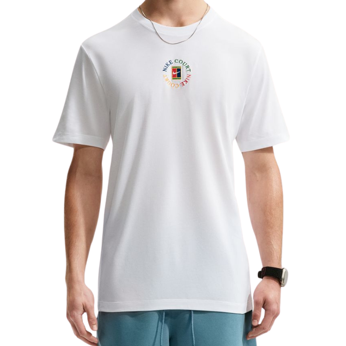 Nike Court Dri-FIT Mens Tennis T-Shirt - White