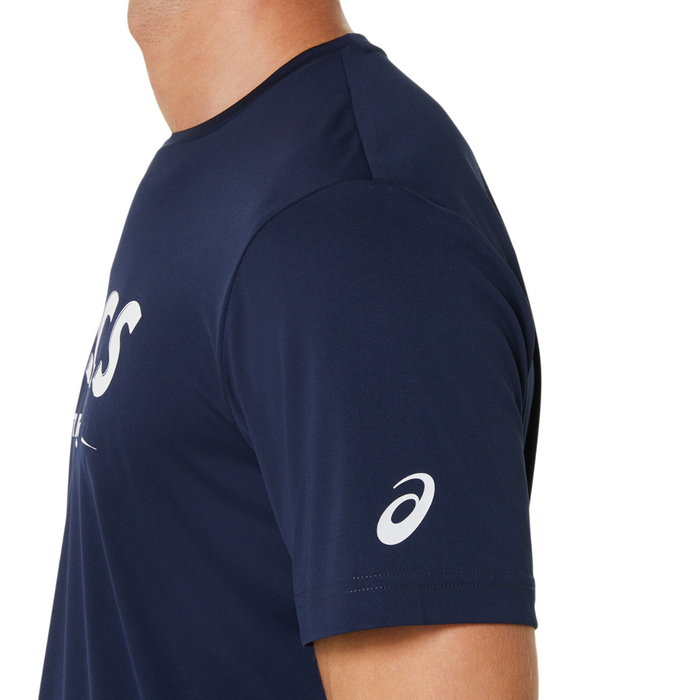 Asics Court Graphic Men Tennis Tee - Midnight