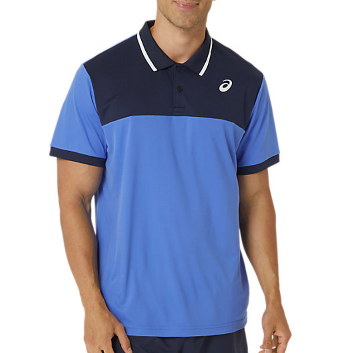 Asics Court Men Tennis Polo Shirt - Sapphire/Midnight