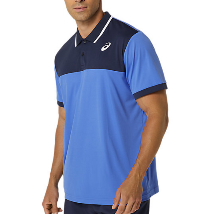 Asics Court Men Tennis Polo Shirt - Sapphire/Midnight