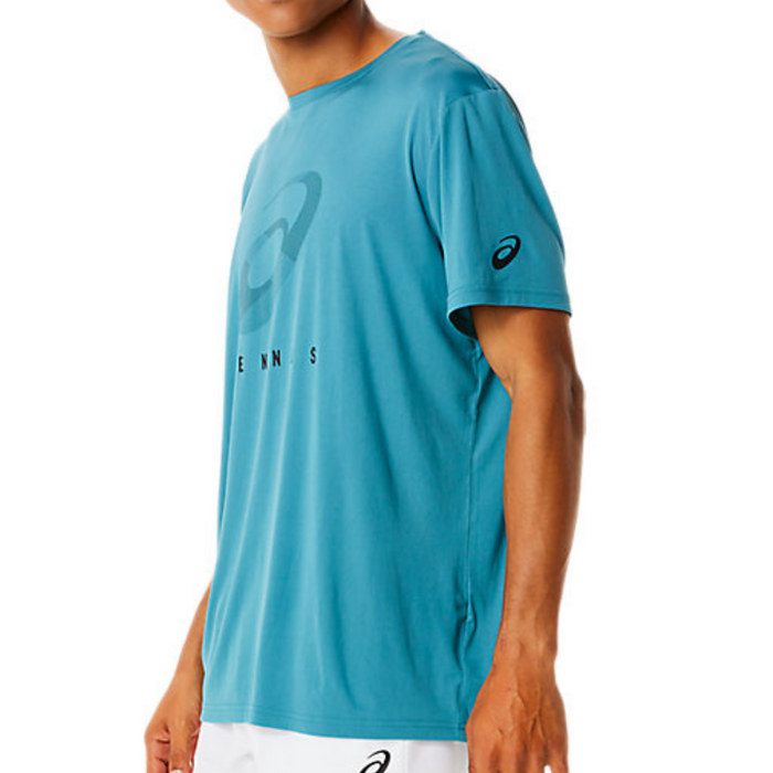 Asics Court Spiral Men Tennis Tee - Misty Pine