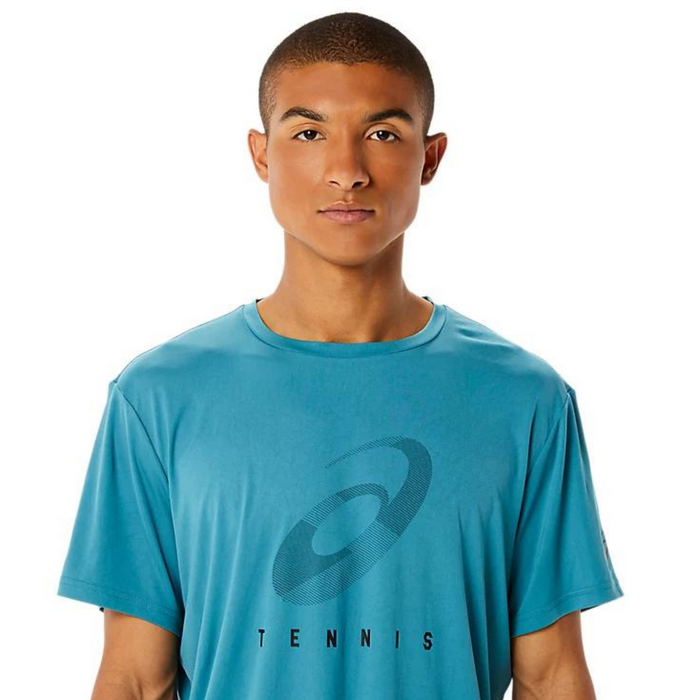 Asics Court Spiral Men Tennis Tee - Misty Pine
