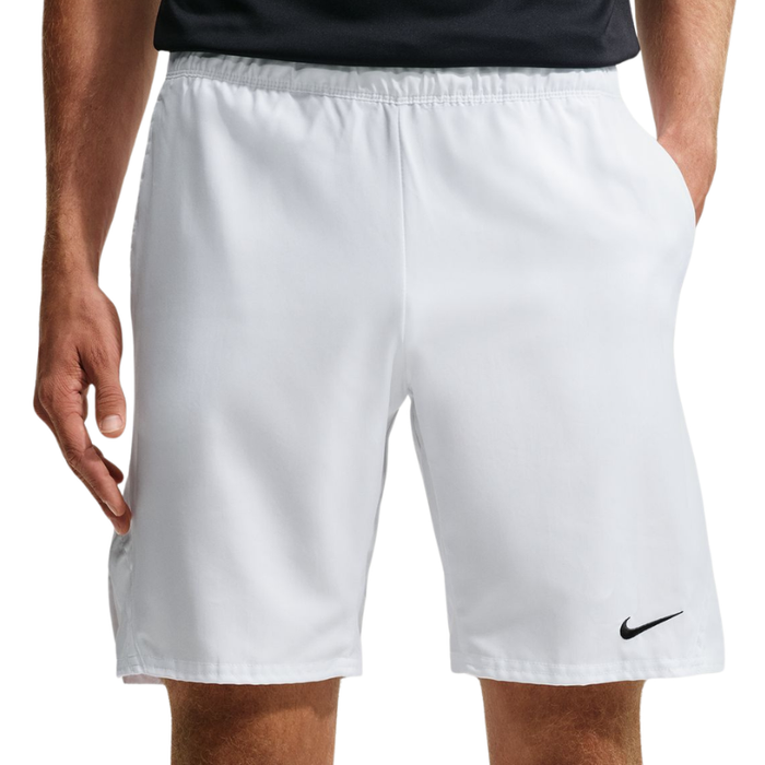 Nike Court Victory Dri-FIT 9" Mens Tennis Shorts - White/Black