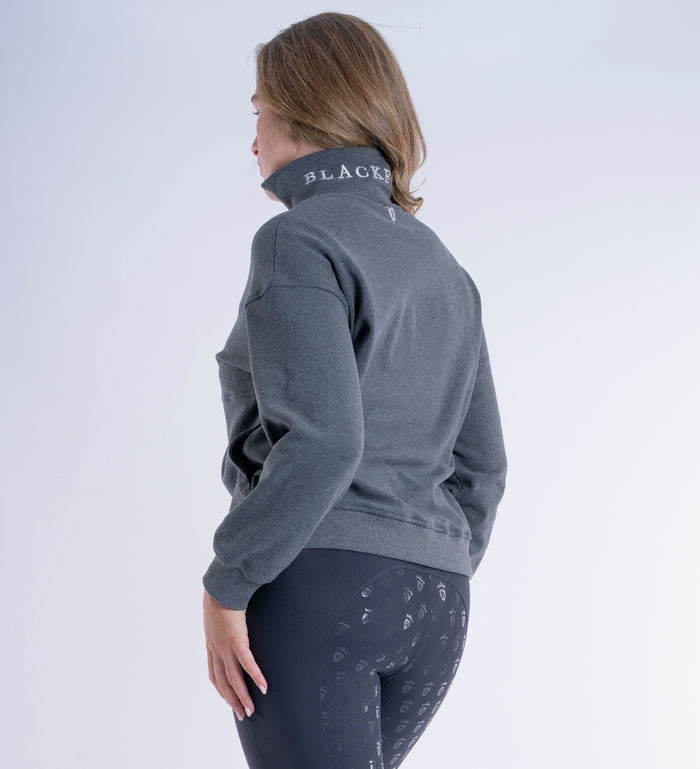 Ella Quarter Zip Grey