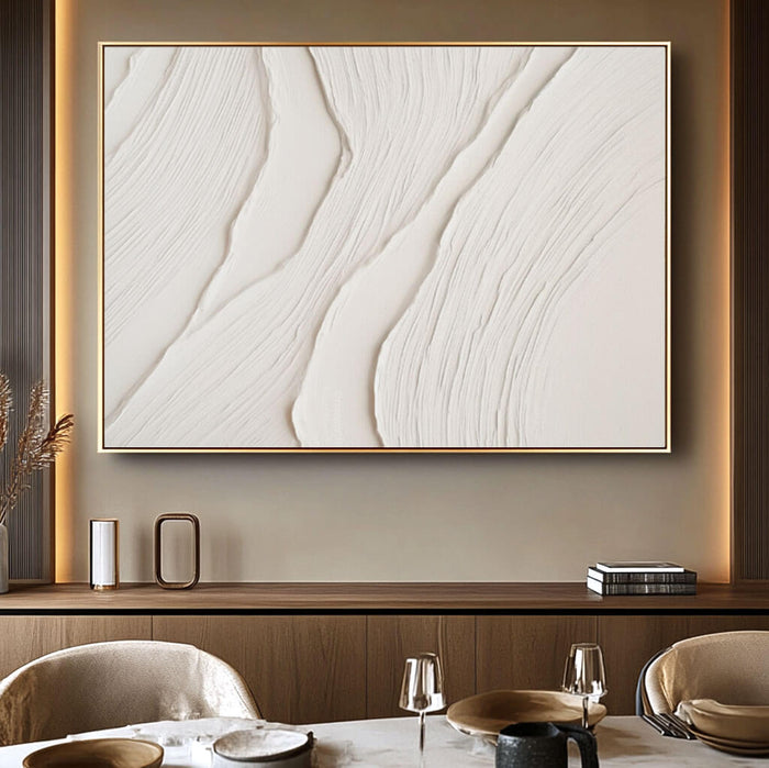 Textured Minimalist Wall Art Painting - Fade Out - Hues Art Lab