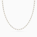 Fine Ribbon Link Necklace | Silver - Available Now