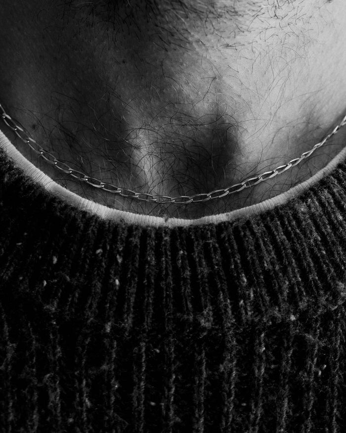 Fine Ribbon Link Necklace | Silver - Available Now