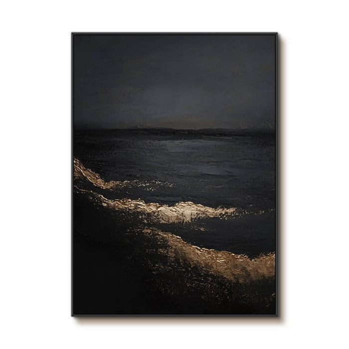 Flow minimalist abstract canvas full artwork view