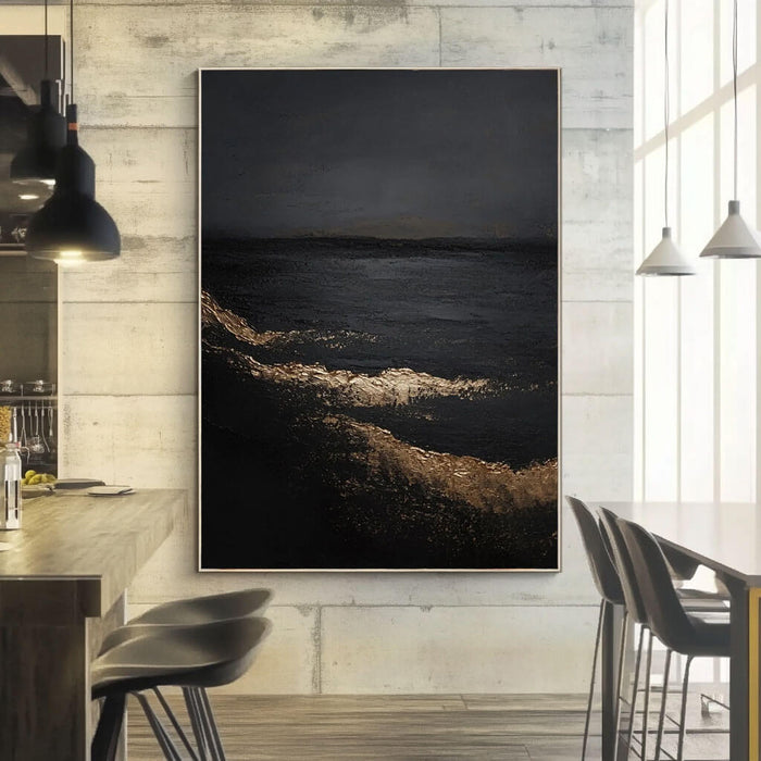 Flow abstract artwork styled for contemporary home decor