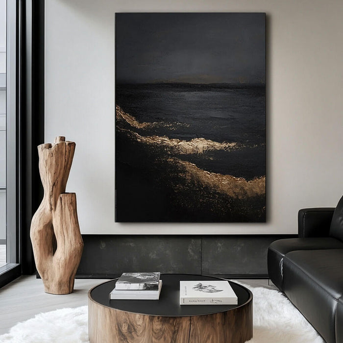 Flow minimalist wall art for living room decor