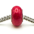 Gems En Vogue Red Quartz Bead With Sterling Silver Core