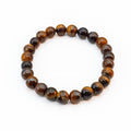 Genuine Tiger Eye Stretch Bracelet 7.1 Inches