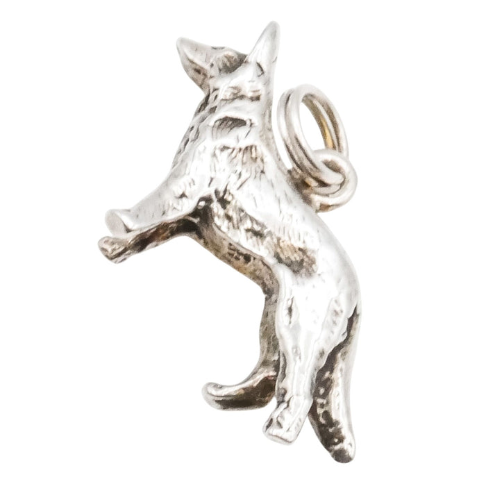 German Shepherd Sterling Silver Charm