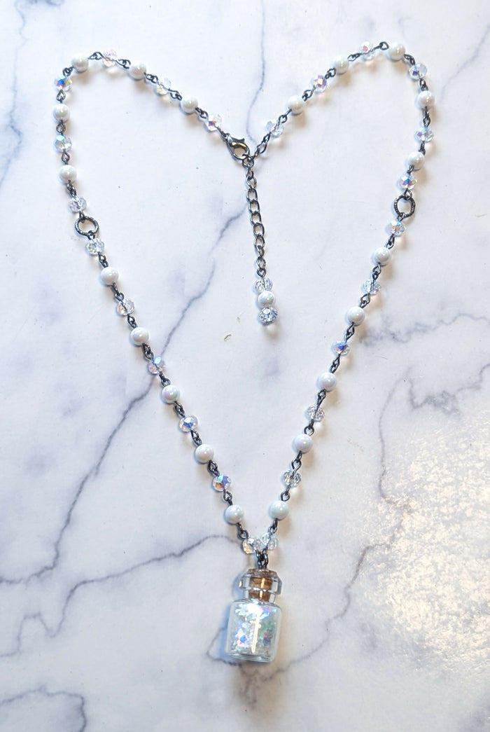 Glitter Bottle Necklace