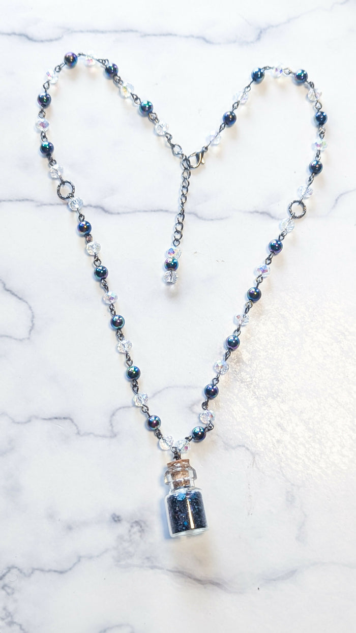 Glitter Bottle Necklace