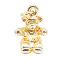 Gold Plated Sterling Silver Teddy Bear Charm – Vintage Style Bear Pendant
