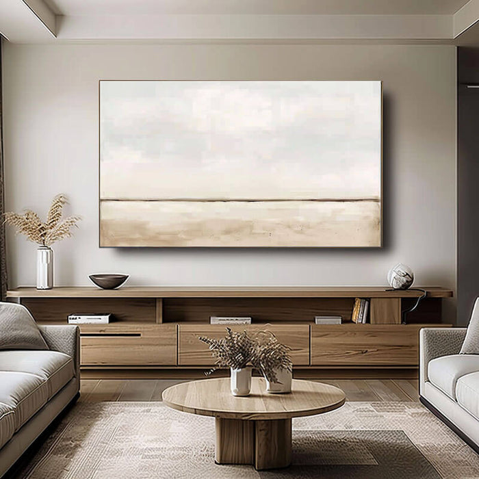 Large Abstract Canvas Art - Horizontal Flow I - Hues Art Lab