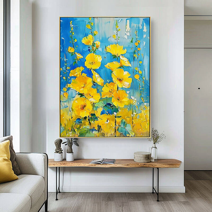 Large Abstract Art Painting - Infinite Bloom I - Hues Art Lab