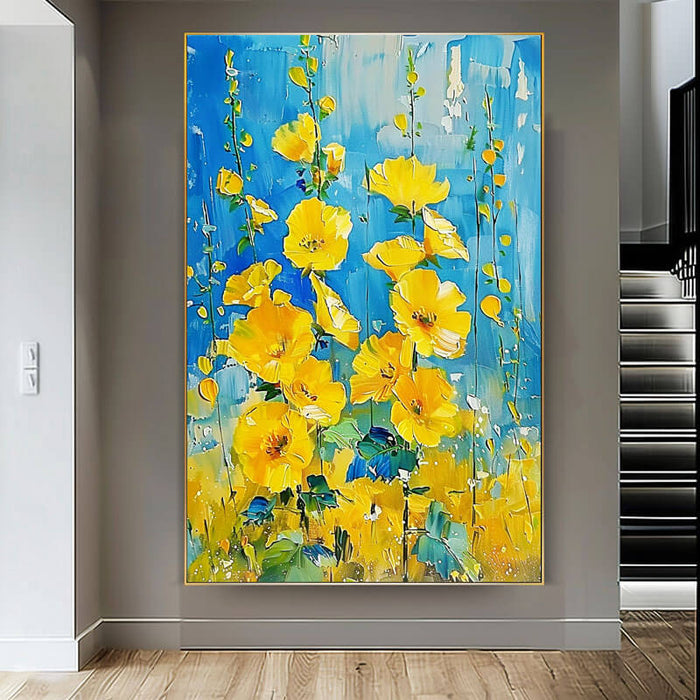 Large Abstract Art Painting - Infinite Bloom I - Hues Art Lab
