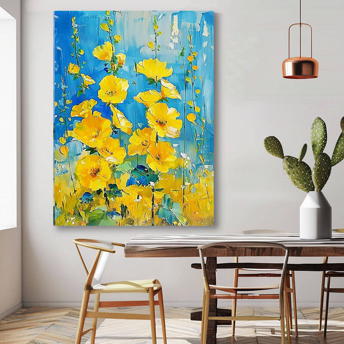 Large Abstract Art Painting - Infinite Bloom I - Hues Art Lab