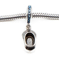 It's a Boy Sterling Silver Baby Bootie Dangle Charm