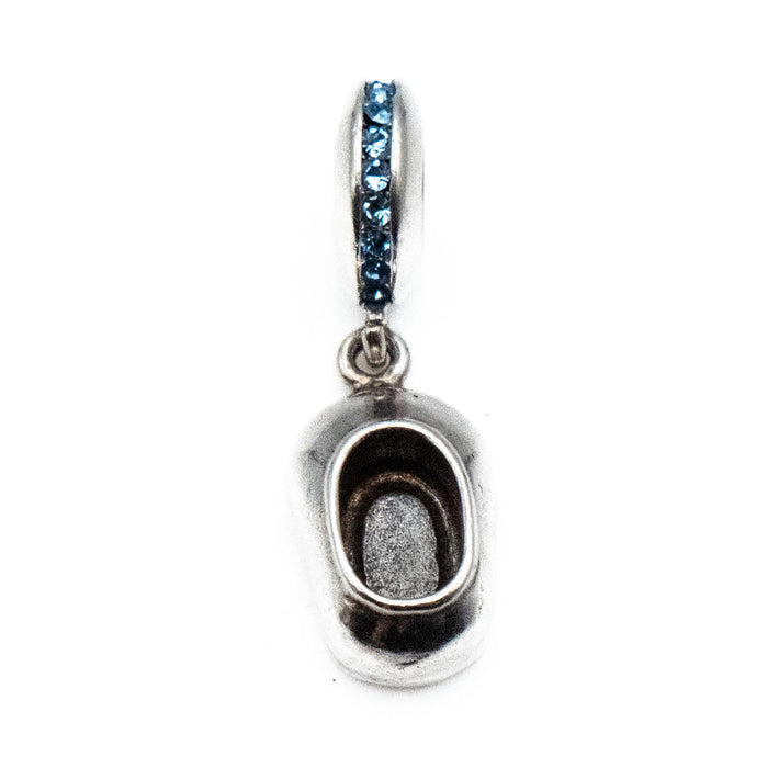 It's a Boy Sterling Silver Baby Bootie Dangle Charm