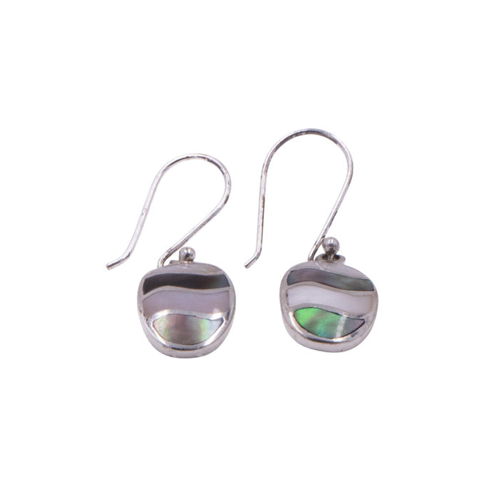 Landing Company Dream Island Duality Mother of Pearl Sterling Drop Earrings