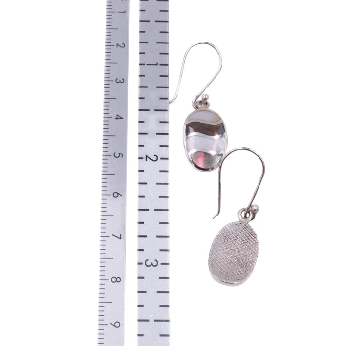 Landing Company Dream Island Duality Mother of Pearl Sterling Drop Earrings
