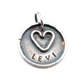 Levi With Love Sterling Silver Charm Pendant