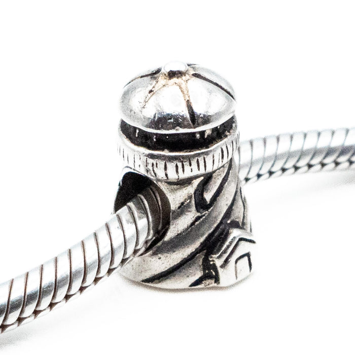 Lighthouse Sterling Silver Charm Bead