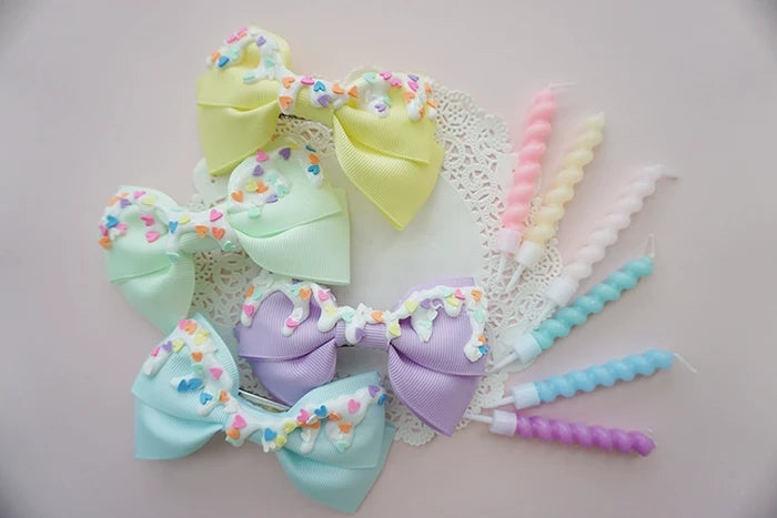 Love Dessert Hair Bow