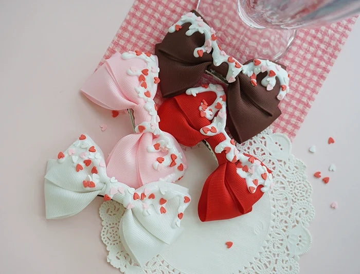Love Dessert Hair Bow