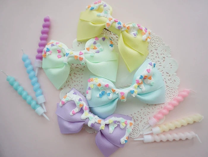Love Dessert Hair Bow