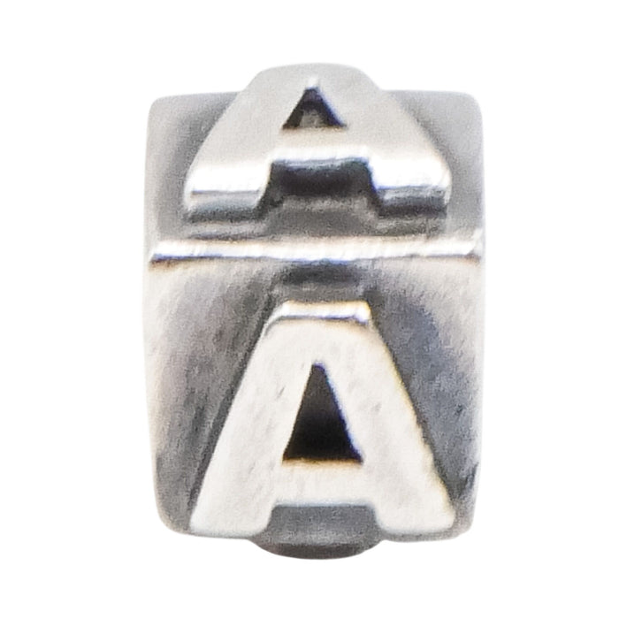 Lovelinks by Aagaard Initial Letter A Sterling Silver Charm Bead