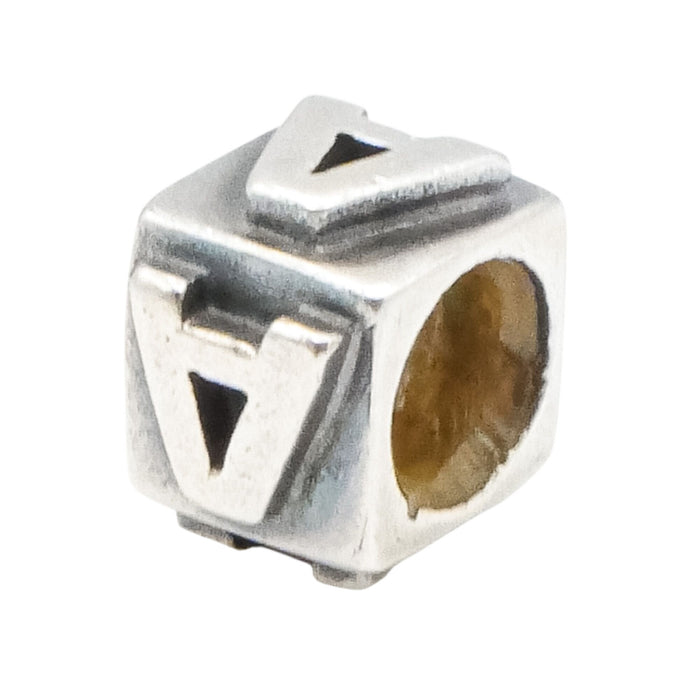 Lovelinks by Aagaard Initial Letter A Sterling Silver Charm Bead
