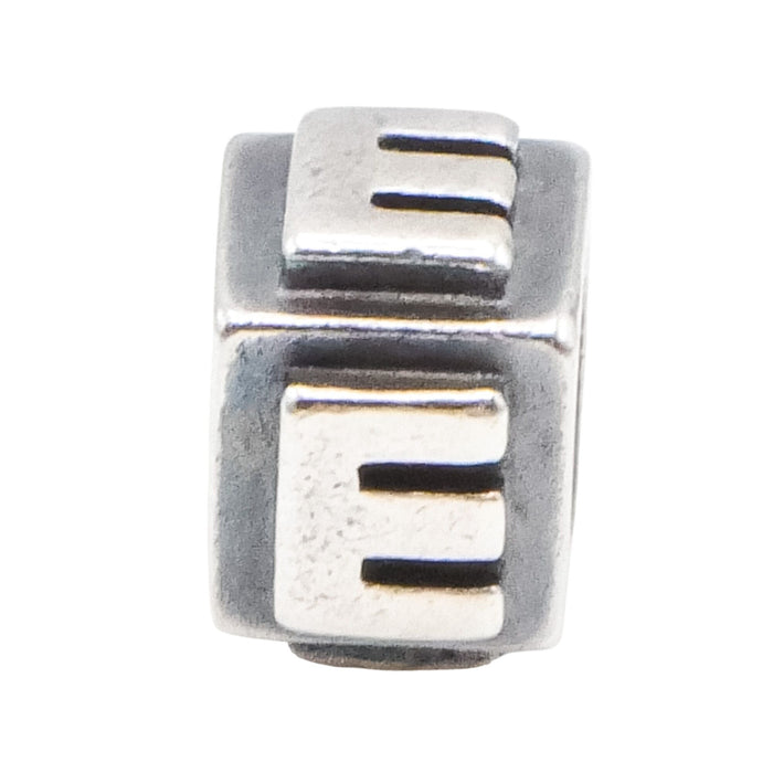 Lovelinks by Aagaard Initial Letter E Sterling Silver Charm Bead