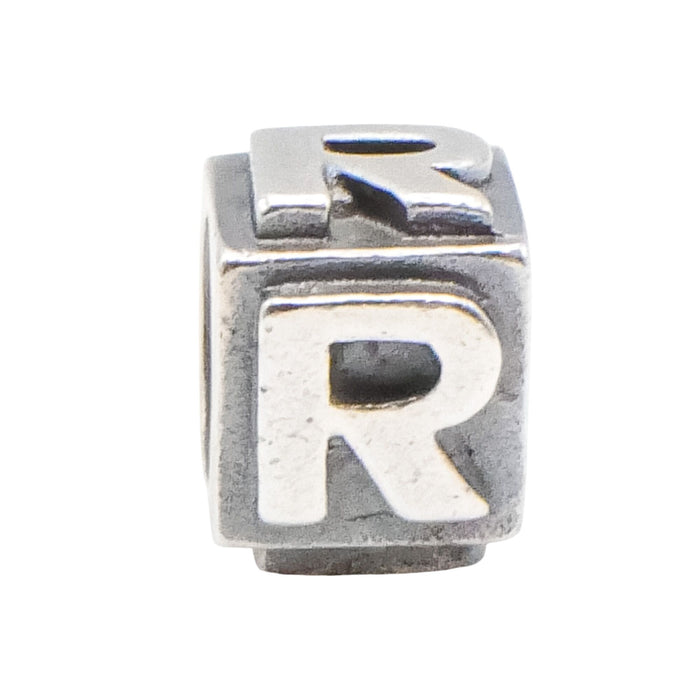 Lovelinks by Aagaard Initial Letter R Sterling Silver Charm Bead