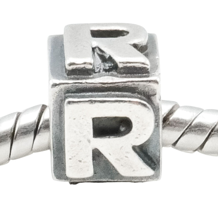 Lovelinks by Aagaard Initial Letter R Sterling Silver Charm Bead