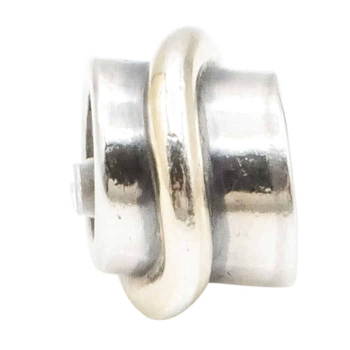 Lovelinks Sterling Silver Barrel Ring Charm with Silicone Core – Danish Design – .925 Silver