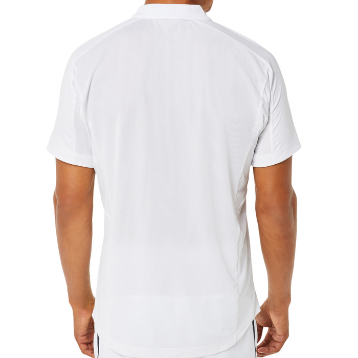 Asics Match Actibreeze Mens Tennis Polo - Brilliant White