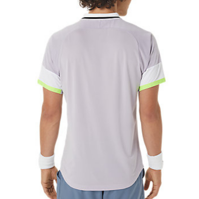 Asics Match Men Tennis Polo Shirt - Dusk Violet/Soft Sky