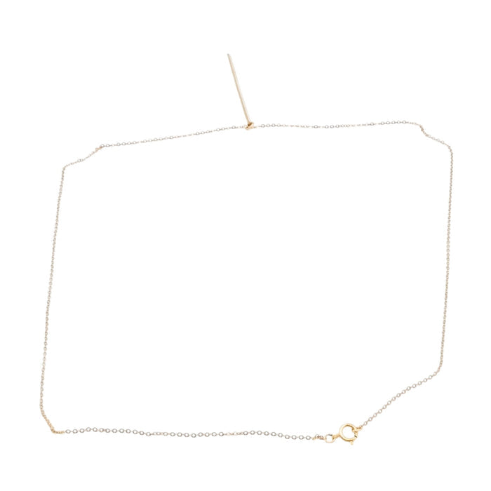 Minimalist Bar 14K 1/20 Gold Filled Lariat Necklace  20 Inches