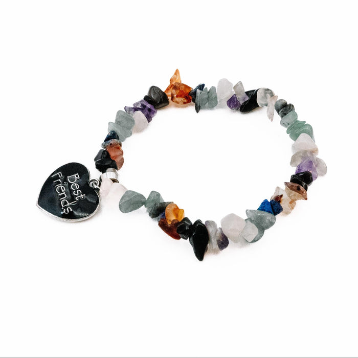Multi Gemstone Friendship Bracelet 7.1 Inches