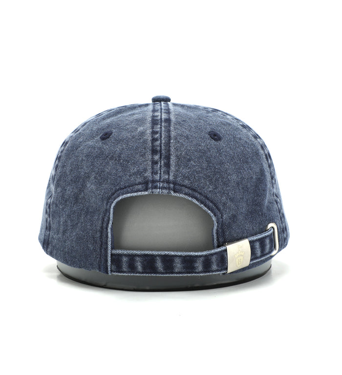 Navy Washed Denim - Blackfort Riding Club Baseball Cap